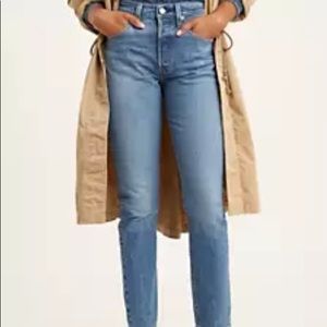 Levi’s 501 brand new high rise skinny button fly 27 x 32